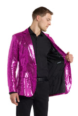 Sequins Blazer Pink