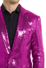 Sequins Blazer Pink