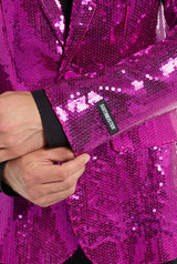 Sequins Blazer Pink