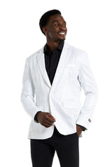 Sequins Blazer White
