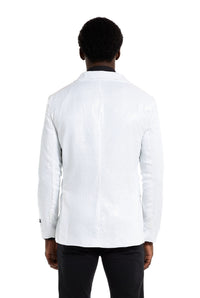 Sequins Blazer White