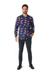 Christmas Icons Blue - Christmas shirt