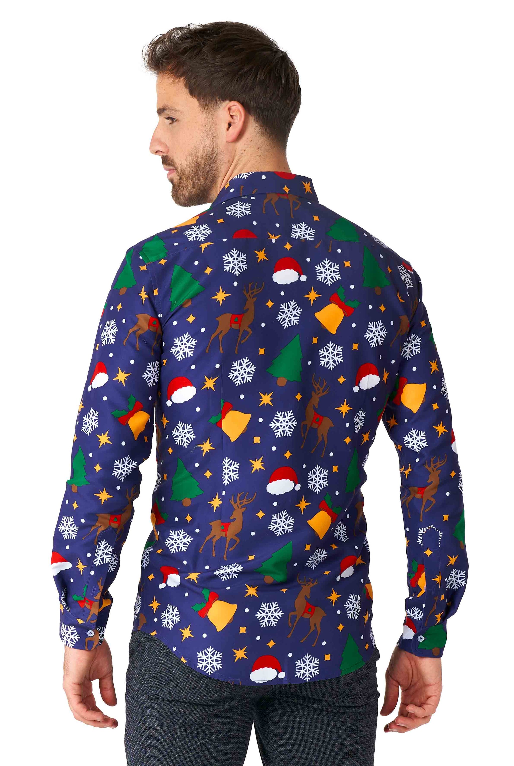 Christmas Icons Blue - Christmas shirt