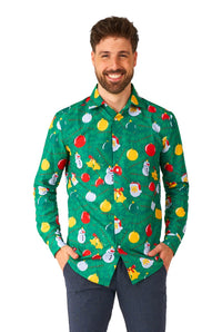 Christmas Ornaments Green - Christmas shirt