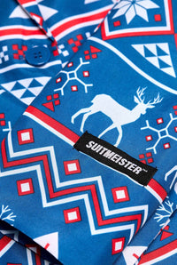 Christmas Jacket - Blue Nordic Jacket