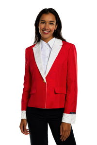 Santa Faux Fur - Christmas blazer