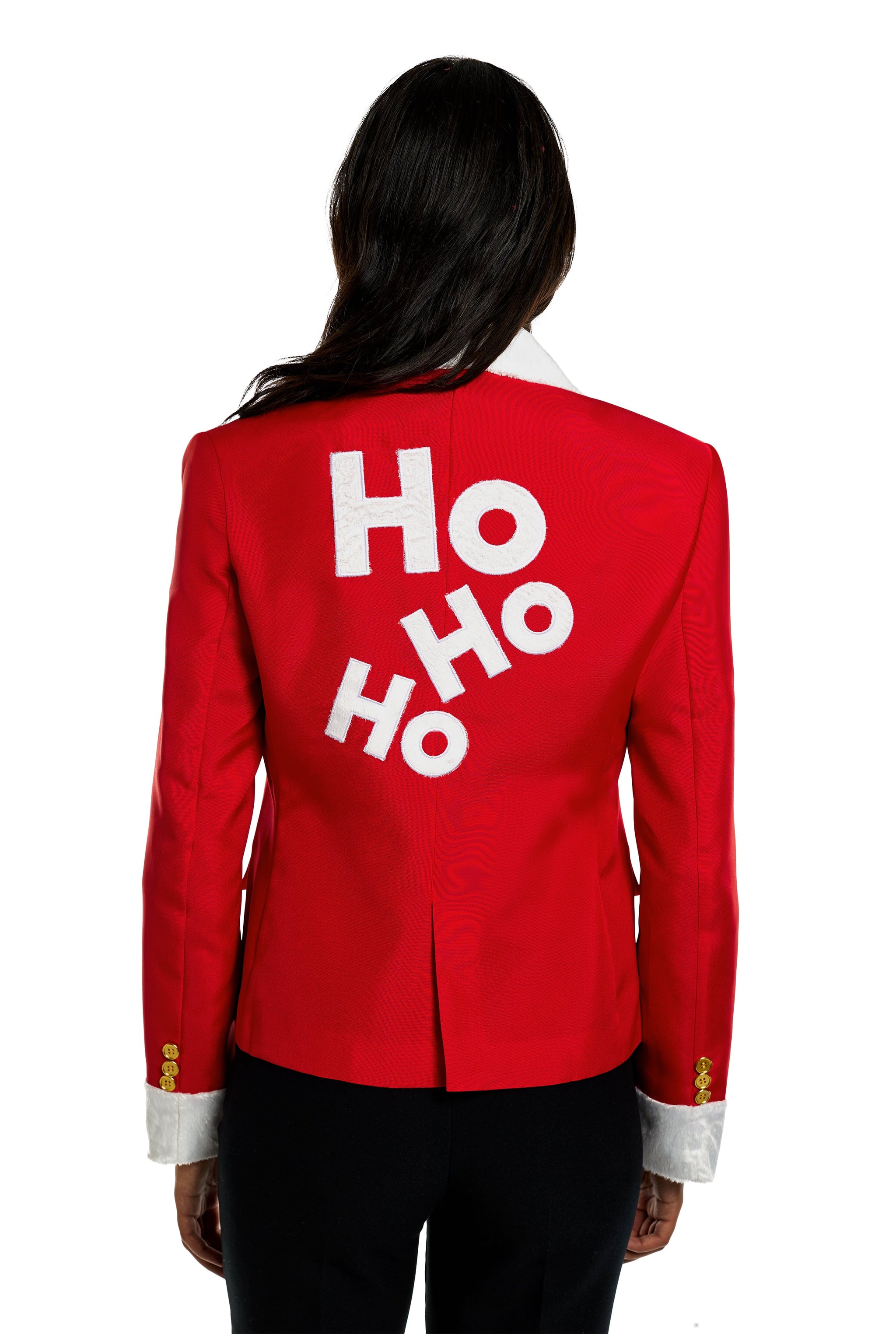 Santa Faux Fur - Christmas blazer