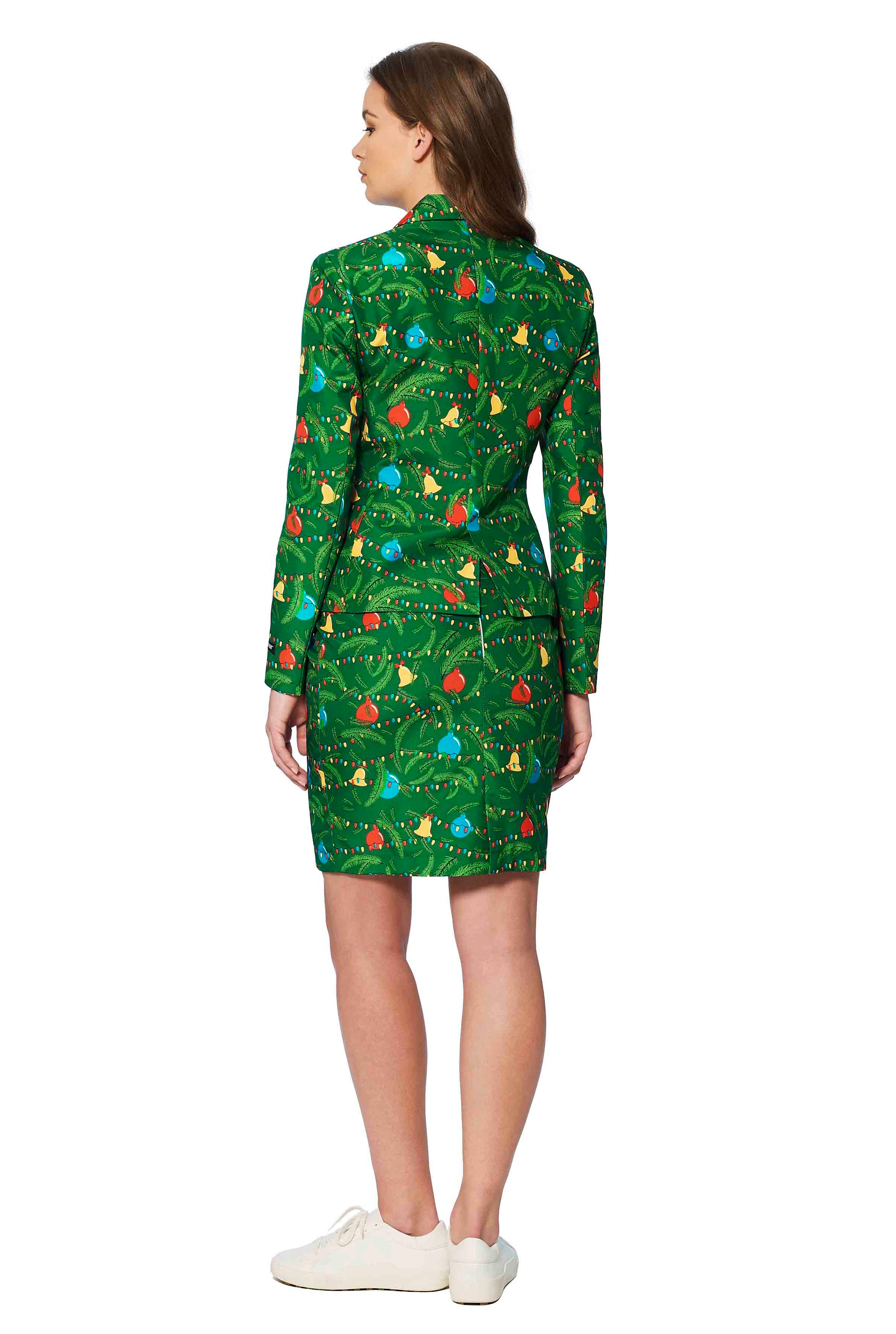 Christmas outfit - Festive Suit with Skirt and Jacket, Comfortable Suitmeister Christmas outfit - Festive Suit with Skirt and Jacket, Comfortable Suitmeister