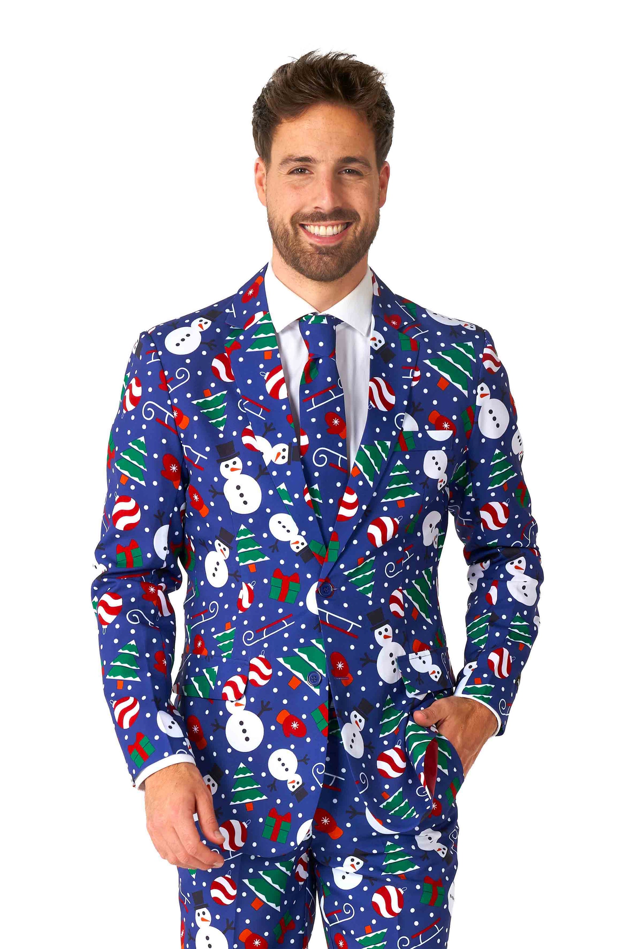 Christmas Snowman Blue Suitmeister Christmas Snowman Blue Suitmeister