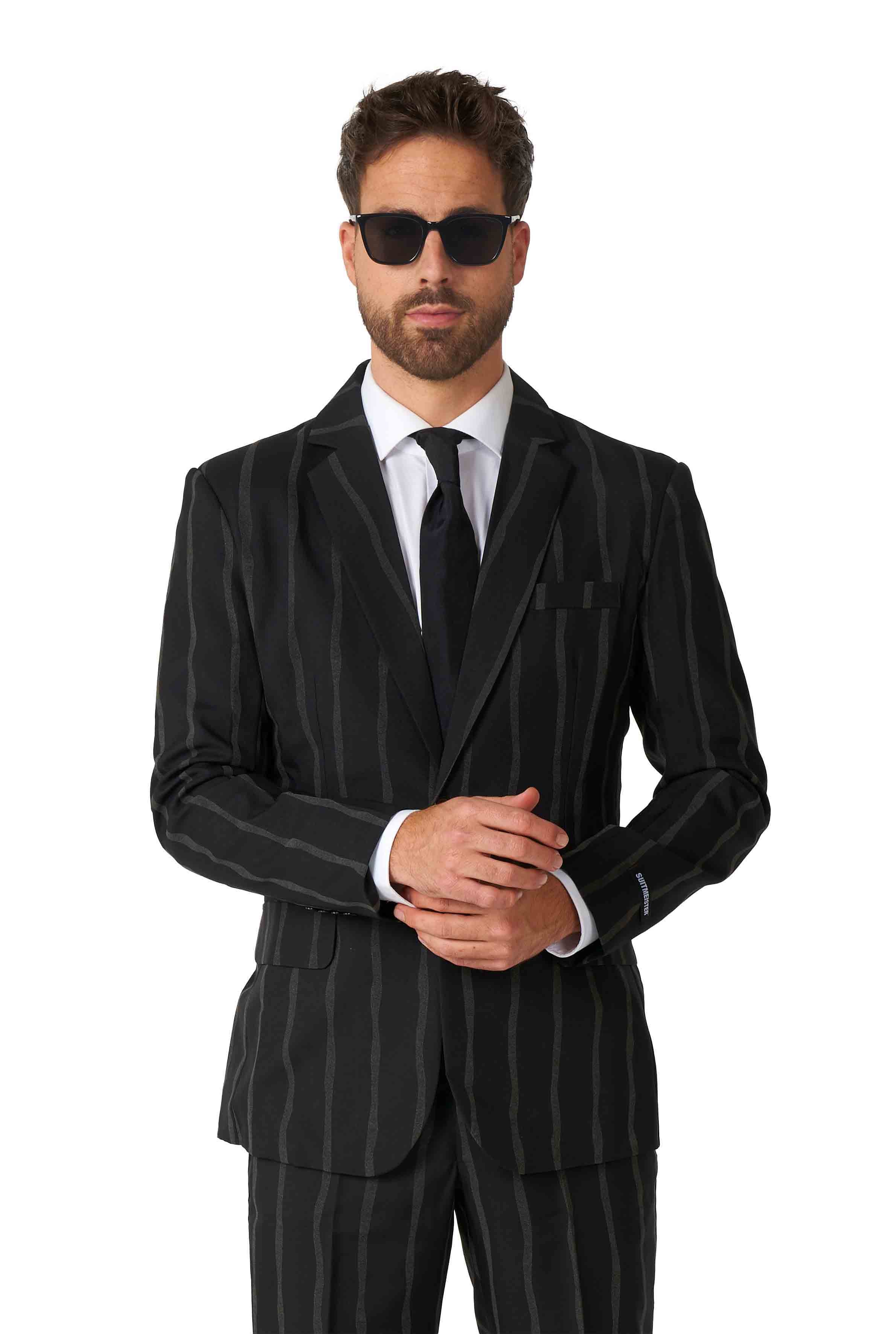 Oversized Pinstripe Black – Suitmeister