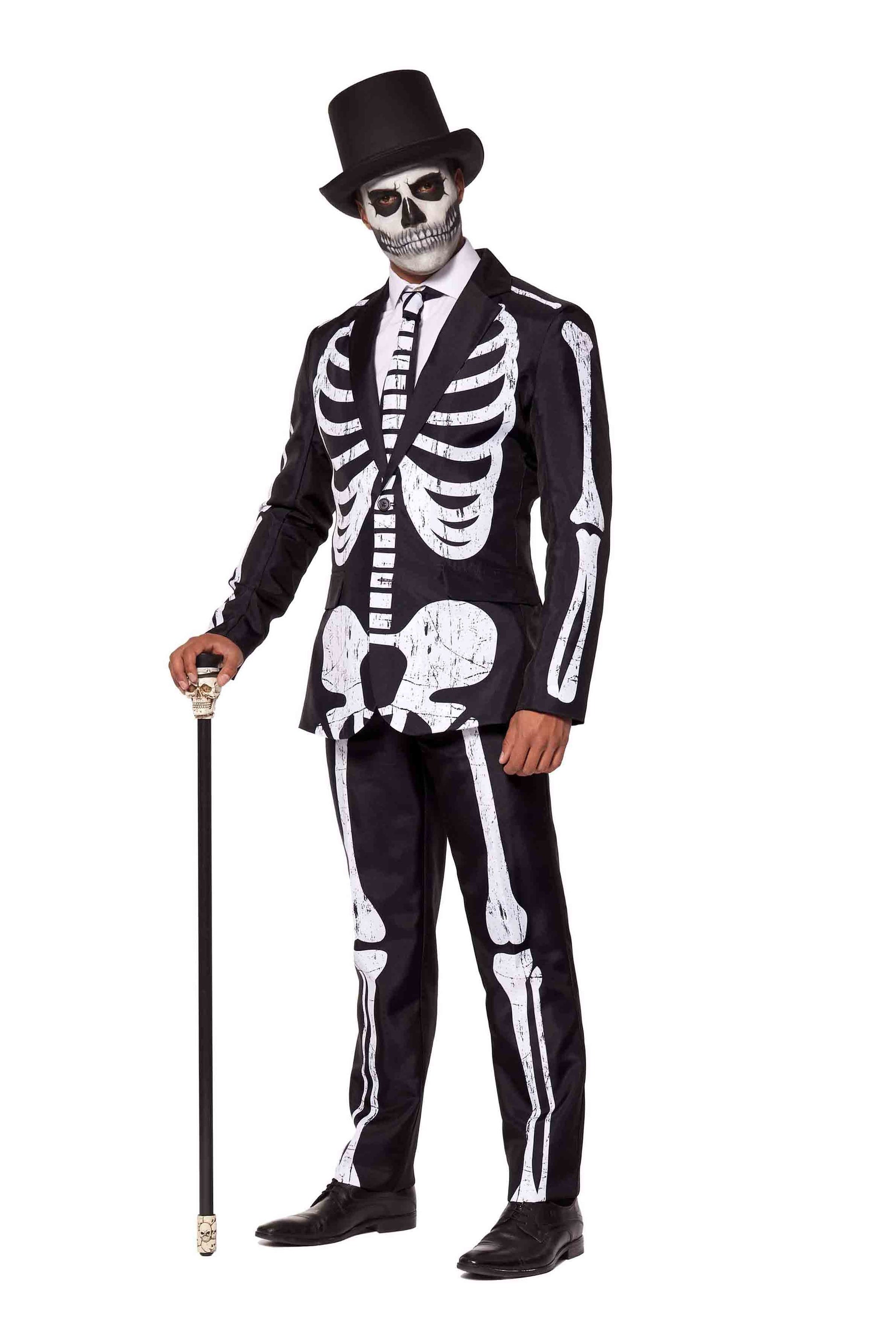 Skeleton Grunge Black